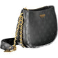 Black Polyurethane Women Handbag