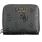 Black Polyurethane Women Wallet