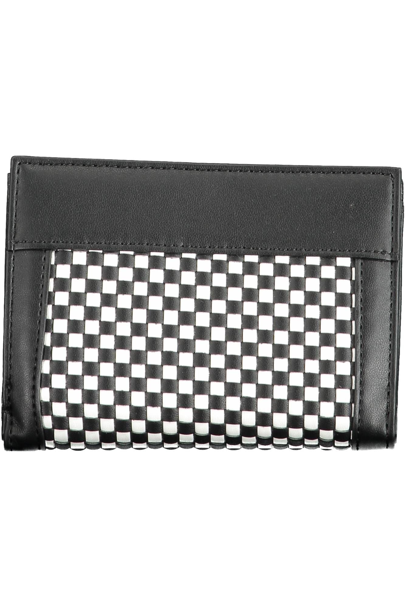 Black Polyurethane Women Wallet