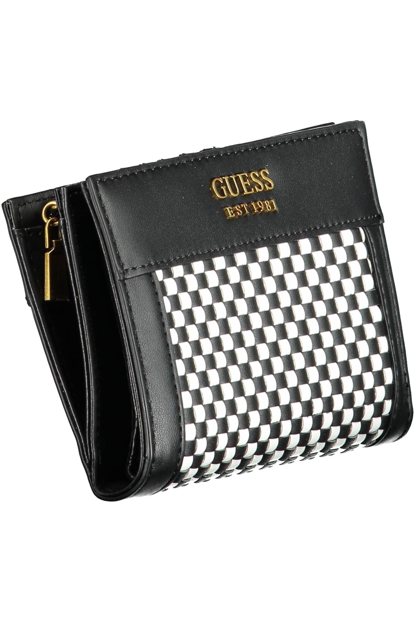 Black Polyurethane Women Wallet