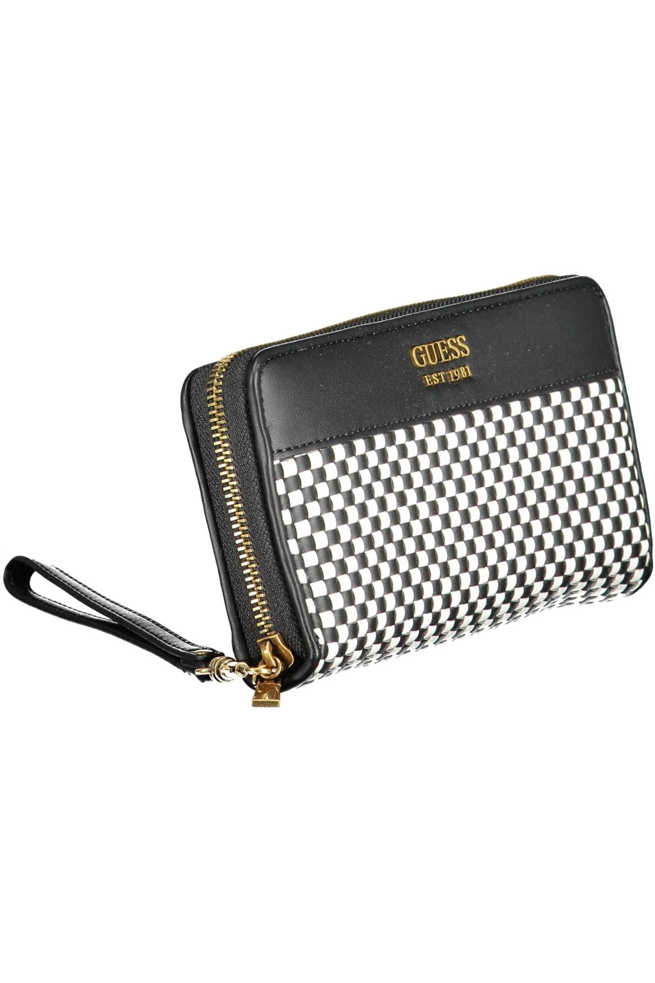 Black Polyurethane Women Wallet