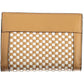 Brown Polyurethane Women Wallet