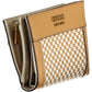 Brown Polyurethane Women Wallet