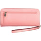 Pink Polyurethane Women Wallet