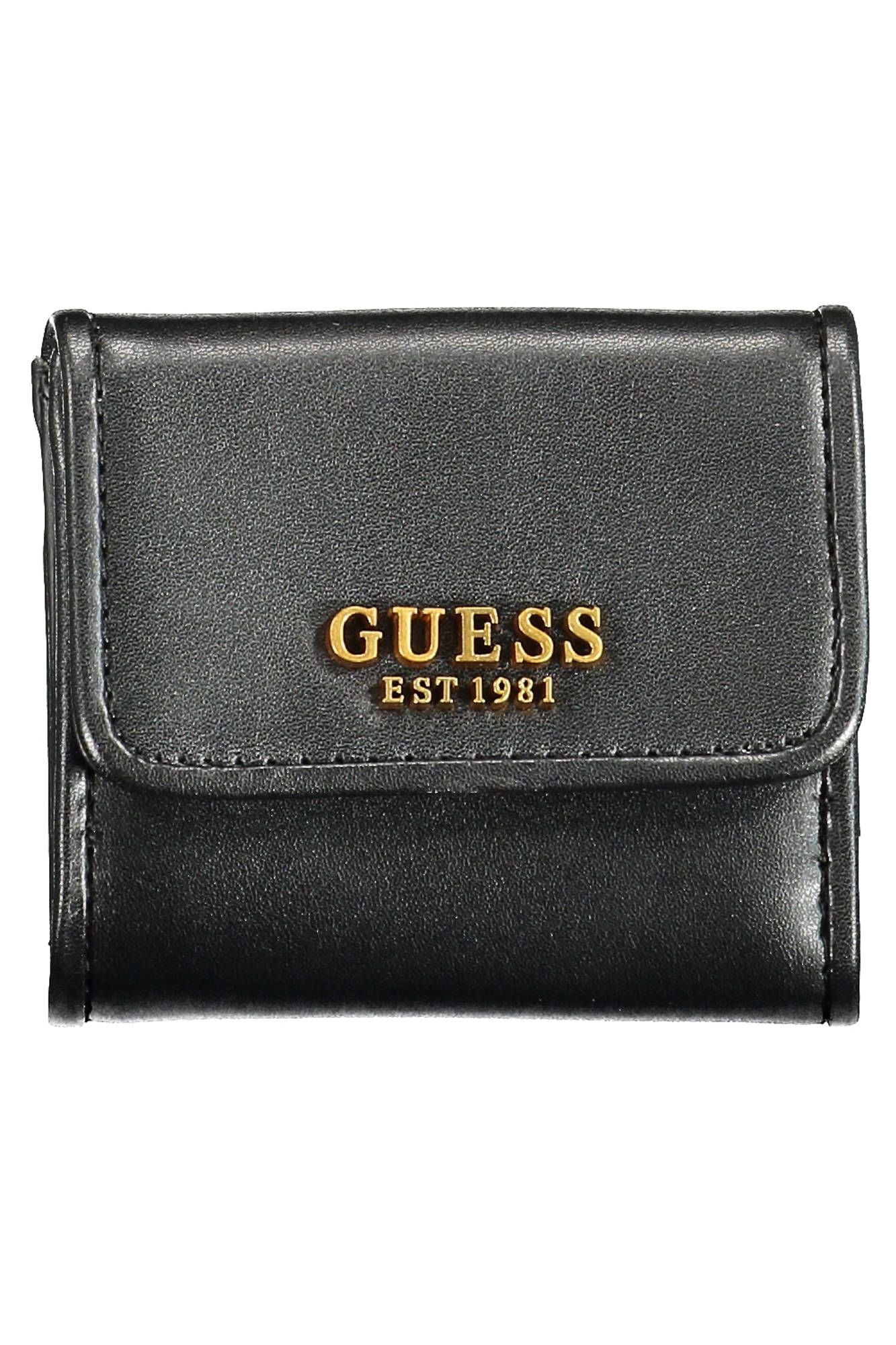 Black Polyurethane Women Wallet