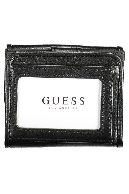 Black Polyurethane Women Wallet
