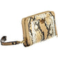 Beige Polyurethane Women Wallet