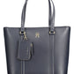 Blue Recycled Polyester Women Handbag