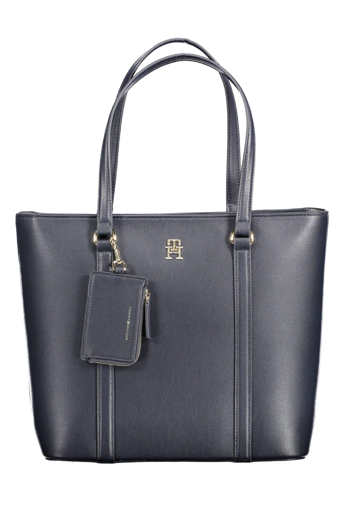 Blue Recycled Polyester Women Handbag