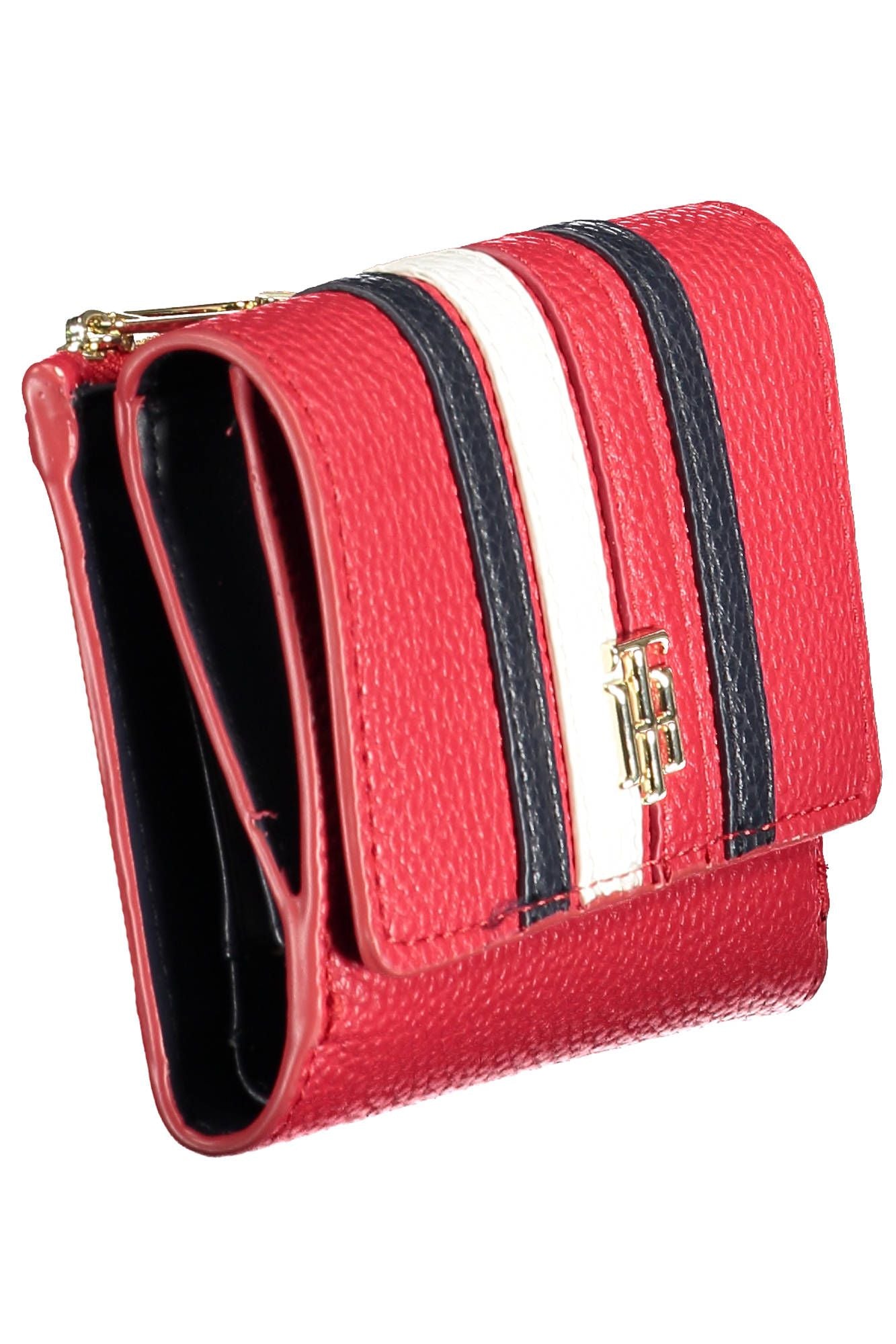 Red Polyurethane Women Wallet