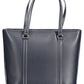 Blue Recycled Polyester Women Handbag
