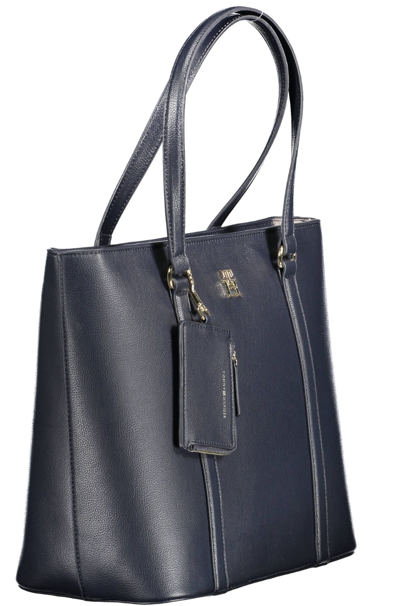 Blue Recycled Polyester Women Handbag