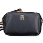 Blue Polyester Women Handbag