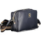 Blue Polyester Women Handbag