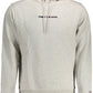 Gray Cotton Men Hooded Sweater