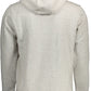 Gray Cotton Men Hooded Sweater