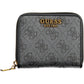 Black Polyurethane Women Wallet