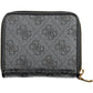 Black Polyurethane Women Wallet