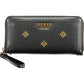 Black Polyurethane Women Wallet