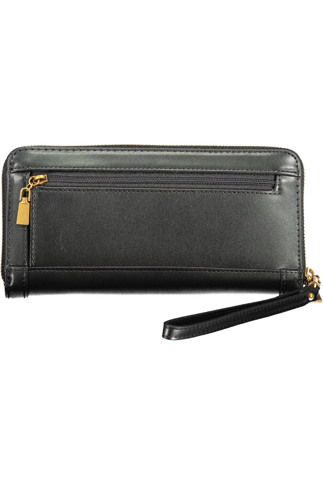 Black Polyurethane Women Wallet