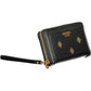 Black Polyurethane Women Wallet