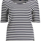 Blue Cotton Women Top