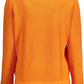 Orange Cotton Women Shirt