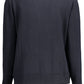 Blue Cotton Women Cardigan