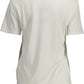 White Cotton Women T-Shirt