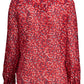 Red Cotton Women Shirt