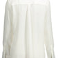 White Viscose Women Shirt