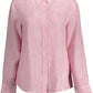 Pink Linen Women Shirt