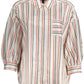White Viscose Women Shirt