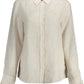 Beige Linen Women Shirt