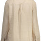 Beige Linen Women Shirt