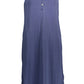 Blue Cotton Women Dress