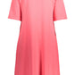 Pink Elastane Women Dress