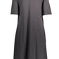 Black Elastane Women's Dress
