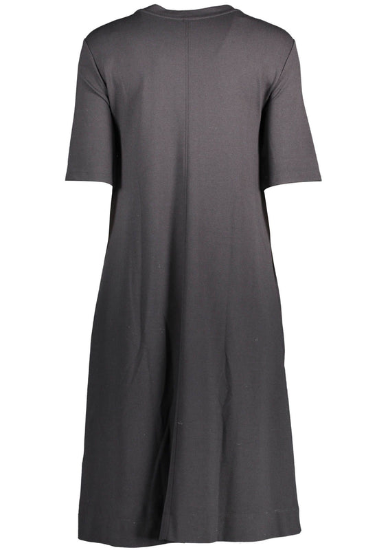 Black Elastane Women's Dress