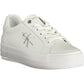 White Polyester Women Sneaker