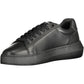 Black Leather Women Sneaker