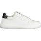 White Polyester Men Sneaker