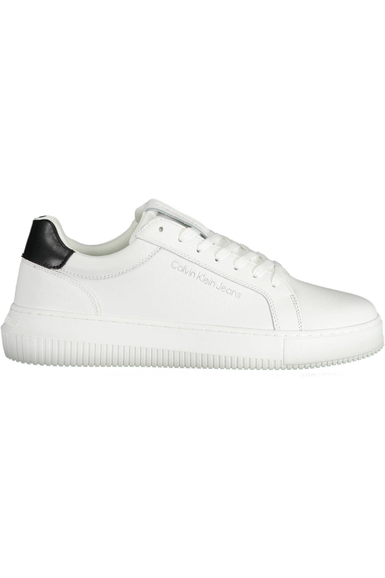 White Polyester Men Sneaker