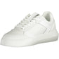 White Polyester Men Sneaker