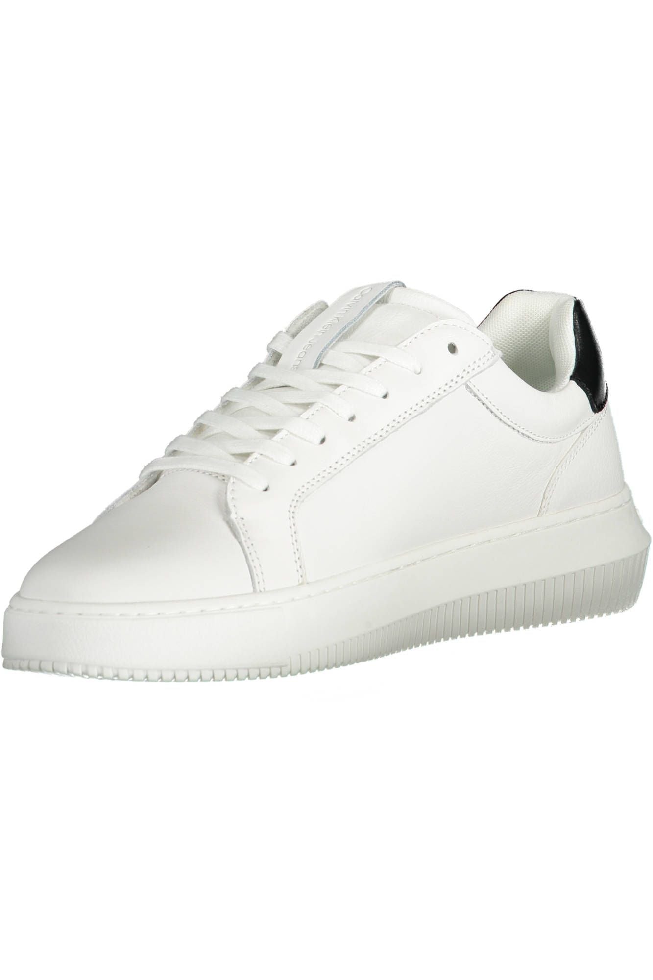 White Polyester Men Sneaker