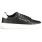 Black Polyester Men Sneaker