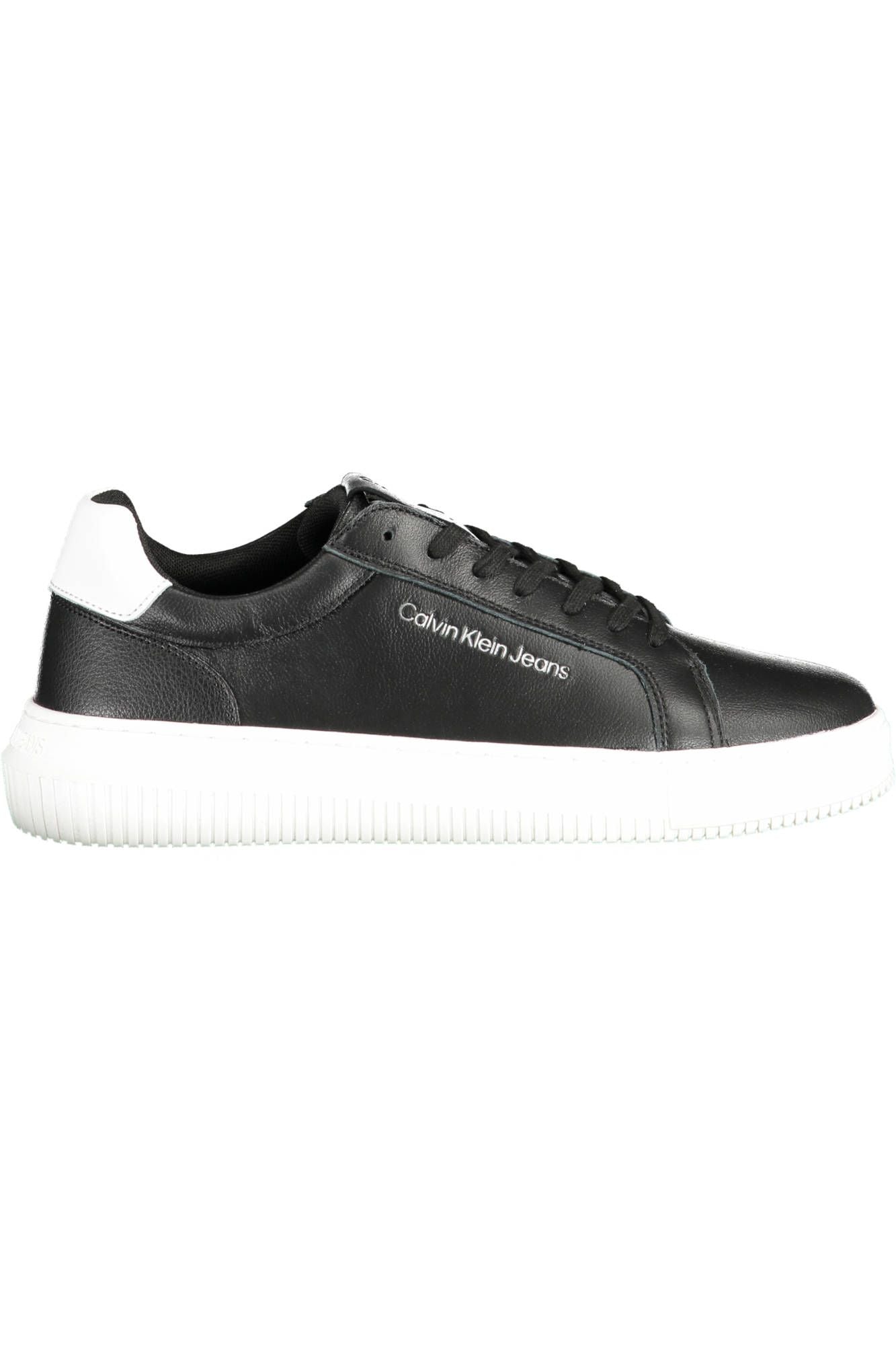Black Polyester Men Sneaker