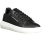 Black Polyester Men Sneaker