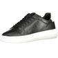 Black Polyester Men Sneaker