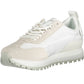 White Polyester Men Sneaker